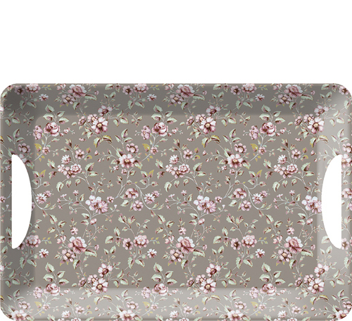 Ditsy Floral stor bricka med handtag