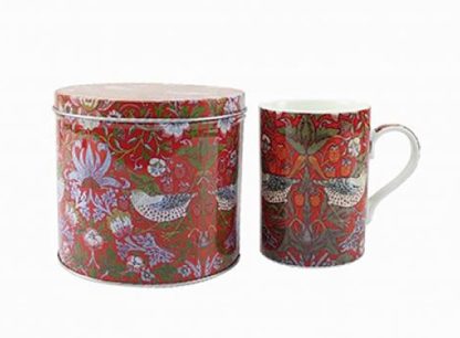 Mugg William Morris vinröd