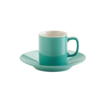 Espressokopp & fat Grön Jade