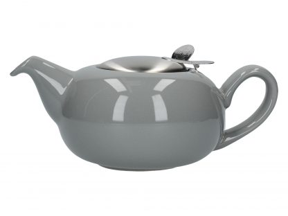 London Pottery Pebble Tekanna, Gloss Light Grey, 2 Cup