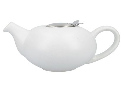 London Pottery Pebble Tekanna, Matt Speckled White, 4 Cup