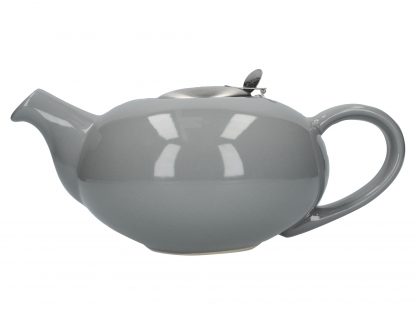 London Pottery Pebble Tekanna, Gloss Light Grey, 4 Cup