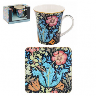 William Morris Compton Presentset Mugg och coaster