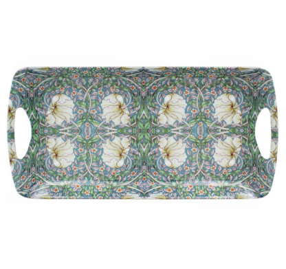 William Morris Teal Pimpernel Sandwichbricka