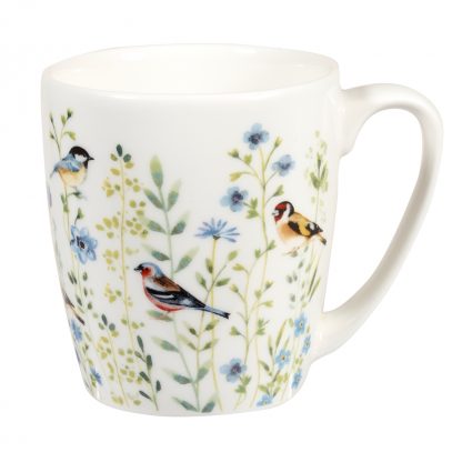 Aquarelle Bird Watch Blue mugg