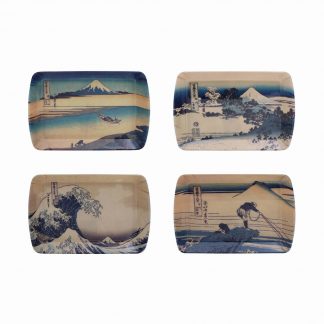 Hokusai Wave - liten bricka