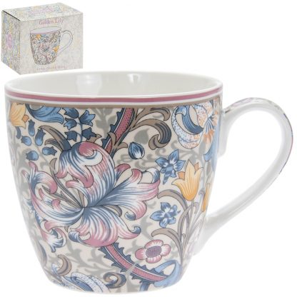 William Morris Pink Golden Lily Frukostmugg