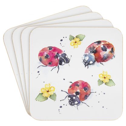 Country Life Nyckelpigor Coasters