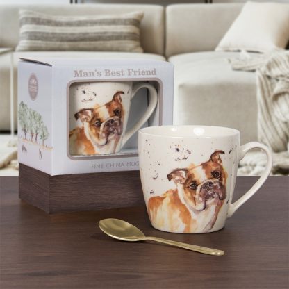 Man's Best Friend Bulldog Frukostmugg