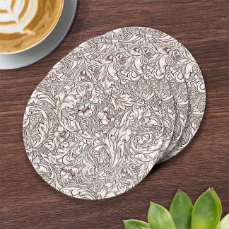 William Morris Bachelor's Button Coasters i porslin