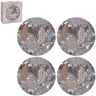 William Morris Acanthus Coasters i porslin