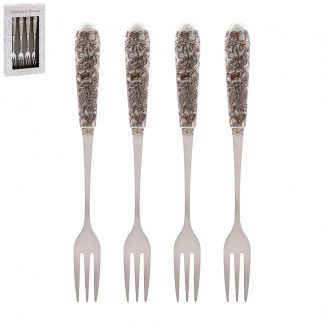 William Morris Bachelor's Button Dessertgafflar 4 st