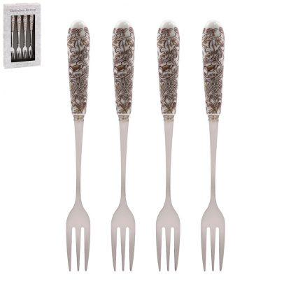 William Morris Bachelor's Button Dessertgafflar 4 st
