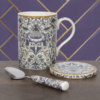 William Morris Lodden Mugg, coaster & sked