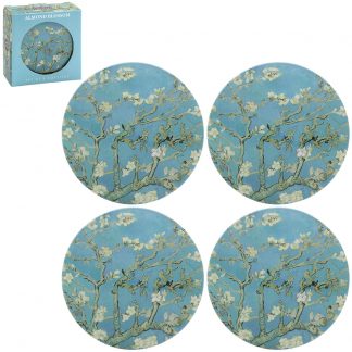 Van Gogh Almond Blossom Coasters i porslin