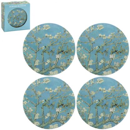 Van Gogh Almond Blossom Coasters i porslin