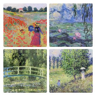 Monet Keramikcoaster 4-mix