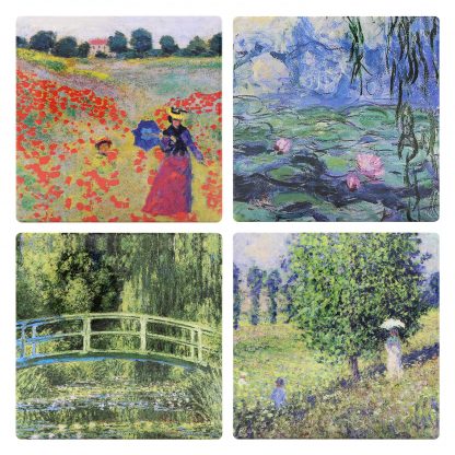 Monet Keramikcoaster 4-mix