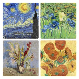 Van Gogh Keramikcoaster 4-mix