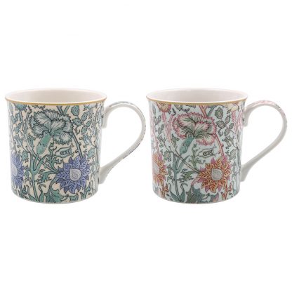 William Morris Pink & Rose mix 2 muggar i presentförpackning