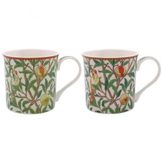 William Morris Bird & Pomegranate mix 2 muggar i presentförpackning