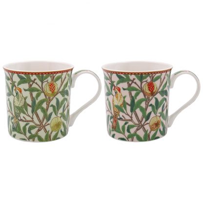 William Morris Bird & Pomegranate mix 2 muggar i presentförpackning