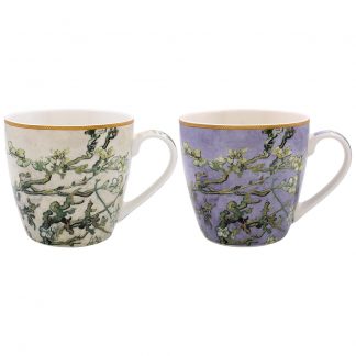 Van Gogh Almond Blossom mix - två frukostmuggar i presentförpackning