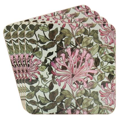 William Morris Honeysuckle Coasters