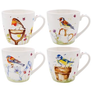 Garden Birds Frukostmugg 4-mix