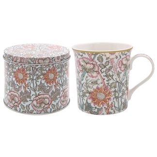 William Morris Pink & Rose Mugg-i-burk
