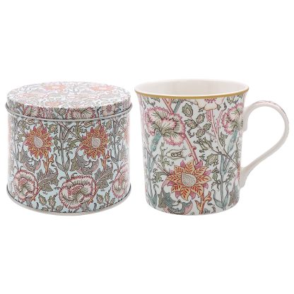 William Morris Pink & Rose Mugg-i-burk