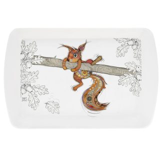 Bug Art Sammy Squirrel liten bricka