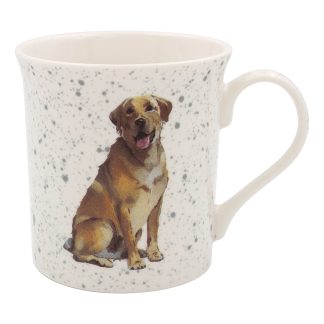 Waggy Tails Gul Labrador mugg