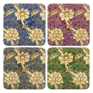 W Morris Kelmscott Mix Coasters