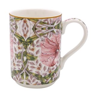 William Morris Pimpernel Pink Mugg