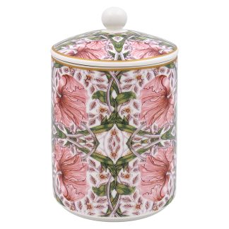William Morris Pimpernel Pink Burk med lock