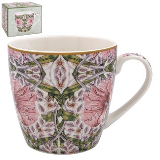 W Morris Pimpernel Pink Frukostmugg