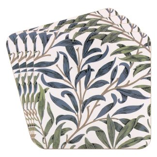 William Morris Willow Bough Coasters