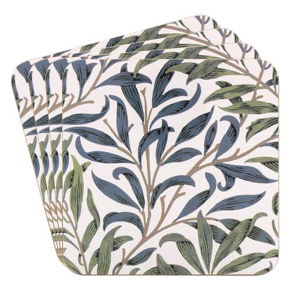 William Morris Willow Bough Coasters