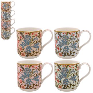 William Morris Golden Lily 4 stapelbara muggar