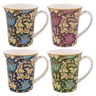 William Morris Anemone 4 muggar i presentförpackning