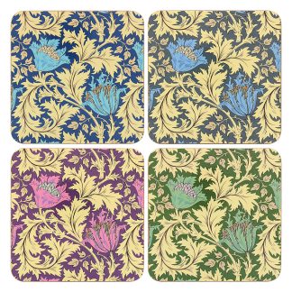 William Morris Anemone Coasters