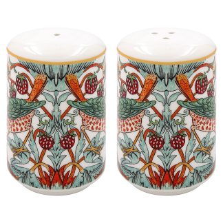 W Morris White Strawberry Thief Salt och Pepparkar