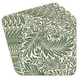 W Morris Larkspur Coasters