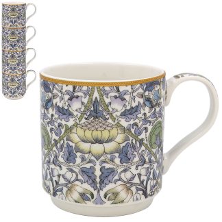 William Morris Lodden 4 stapelbara muggar