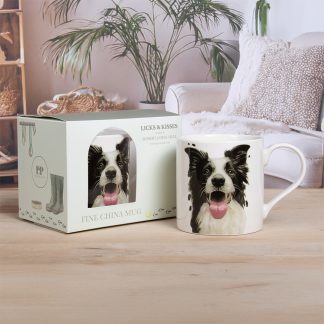 Licks & Kisses Border Collie Mugg