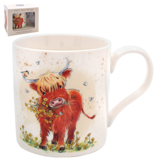 Paper Shed Highland Cow Mugg