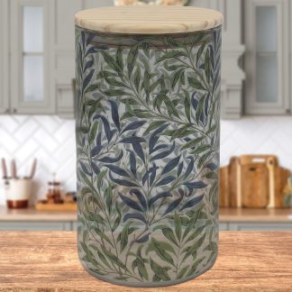 W Morris Willow Bough Glasburk med lock L