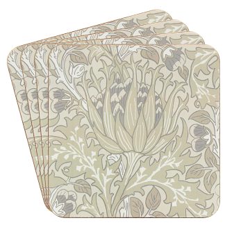 William Morris Artichoke Coasters