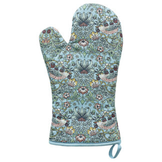 William Morris Teal Strawberry Thief Grytvante